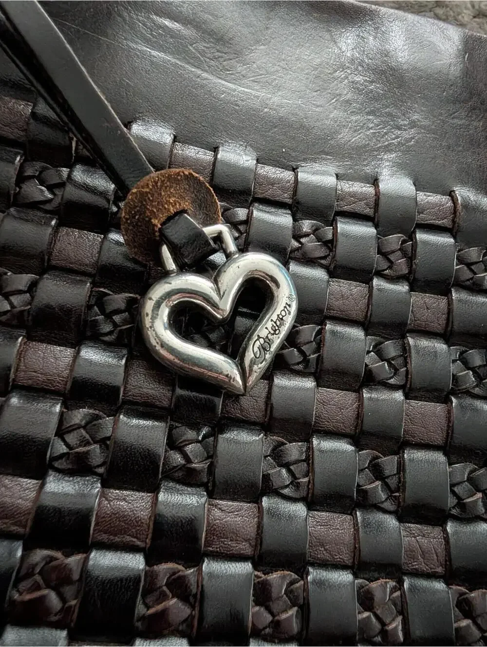 Brighton basket weave purse